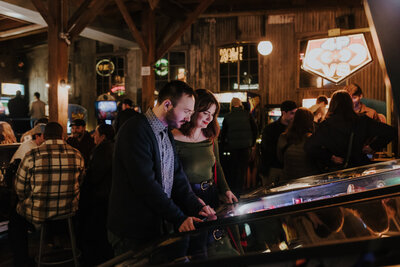 photographers in lancaster engagement photo ideas fun engagement photos engagement photos in arcade engagement photographers in lancaster photo by Emily Avila, the anti-awkward, fun-loving, love-affirming wedding photographer of Central Pennsylvania


