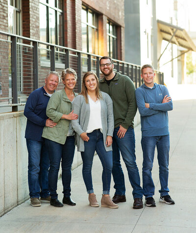 Modern Family Photos in Minneapolis by Adam Hommerding Photography