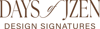 Primary logo of Days of Jzen Design, a web design agency specializing in holistic branding and custom websites for lifestyle brands.
