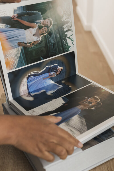 Flat lay picture of wedding shoes with bloom.