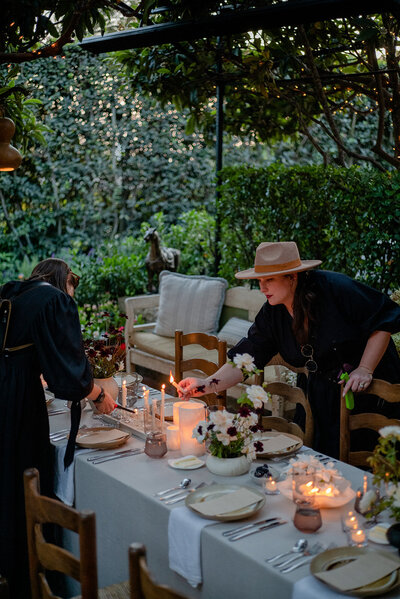 Team Lighting Candles | Nicole Chapman Design