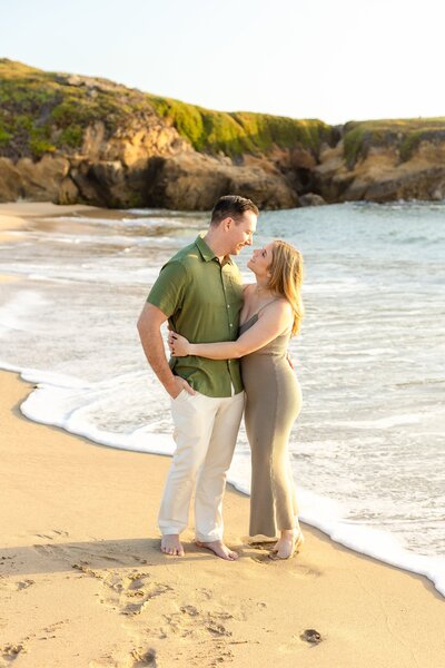 Couple in Davenport Beach, California