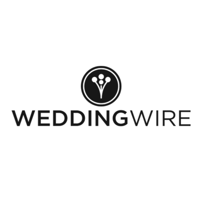 Wedding Wire logo featuring a modern design, symbolizing wedding planning and services for couples.