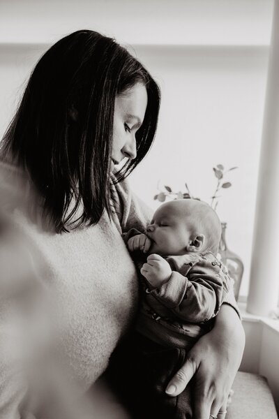 Newbornshoot met een gezin thuis in Doetinchem