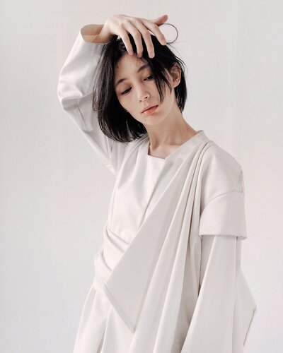 model muted tones
