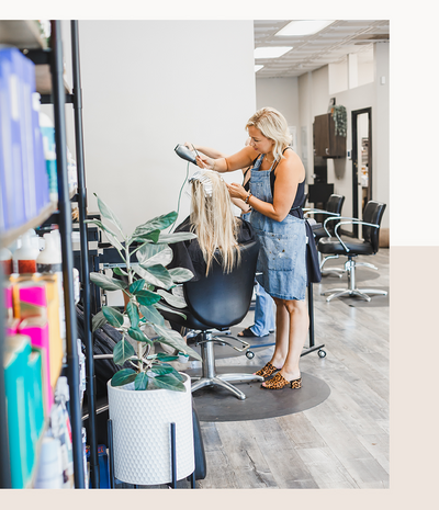 Upscale and trendy interior of Echelon, a top-rated hair salon in Valencia CA

