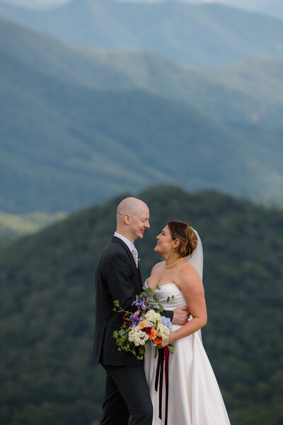 Black Balsam Elopement in the fall in North Carolina