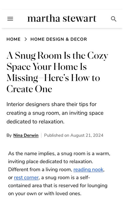 Martha Stewart Feature