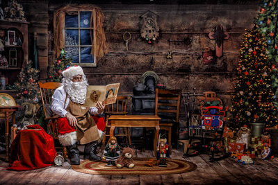 Santa Claus Reads Book Workshop Christmas Magical Memories