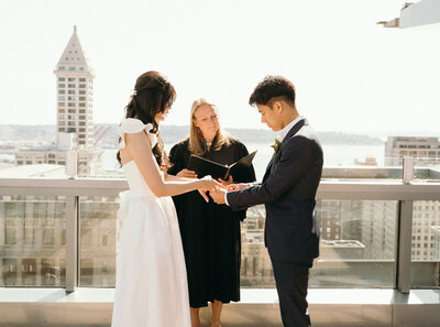 ceremony at the seattle municipal courthouse rooftop