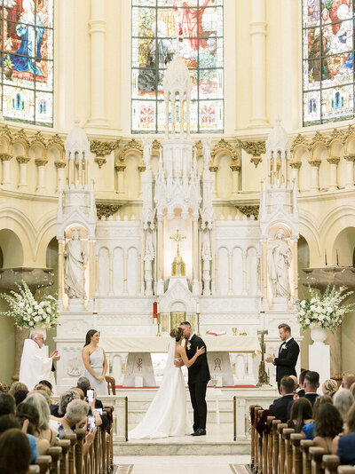 Bride and Bridesmaids getting ready and celebrating