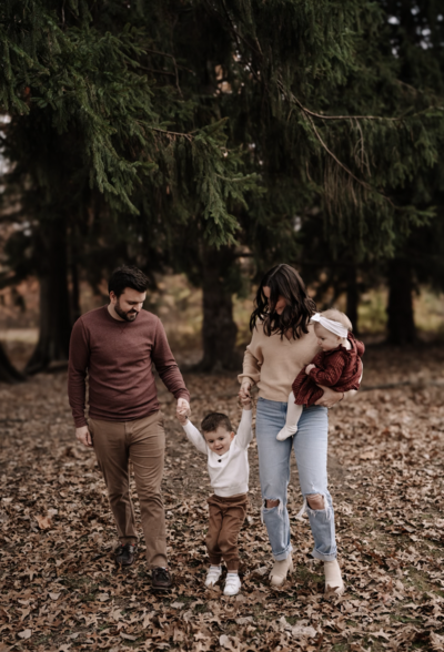 Family walking