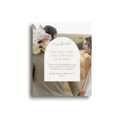 Elegant Instagram post template for photographer
