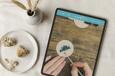 The Template Emporium will colour brand your Premium Showit website template that they built for you.