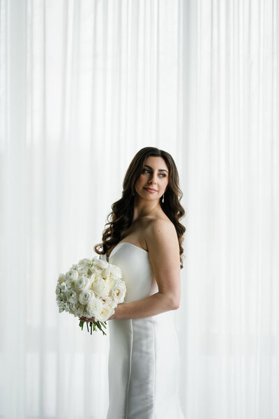 Close up Bridal Portrait in Dallas Venue