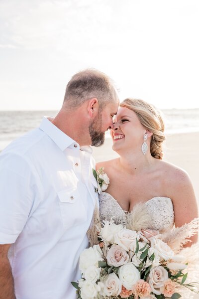 Hannah + Corey's elopement at Tybee Island, Savannah