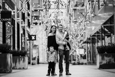 Kevin Mahoney, CFP® and family at City Center DC
