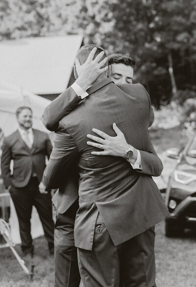 Groom Hug | Sadie Elizabeth