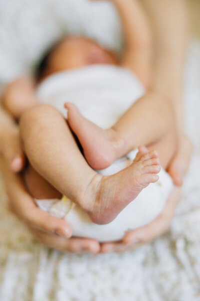 In home, lifestyle newborn session - Nashville TN