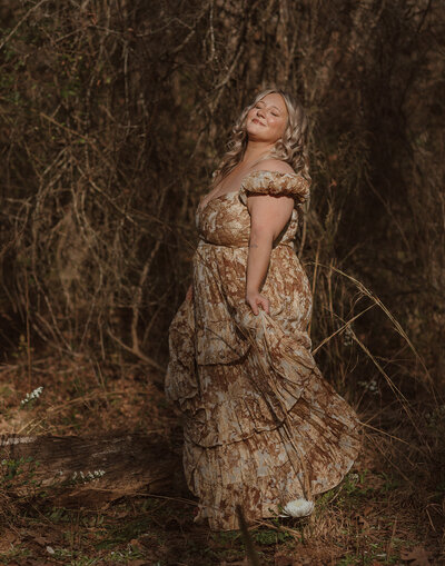 Documentary headshots of Kaylea of Rooted Wildflower Photography