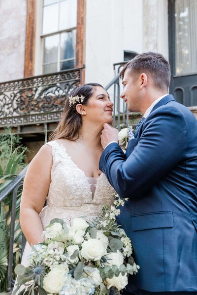 Nicole + Robert's elopement at Forsyth Park - The Savannah Elopement Package, Flowers by Ivory and Beau