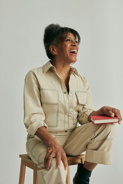 Mature woman smiling