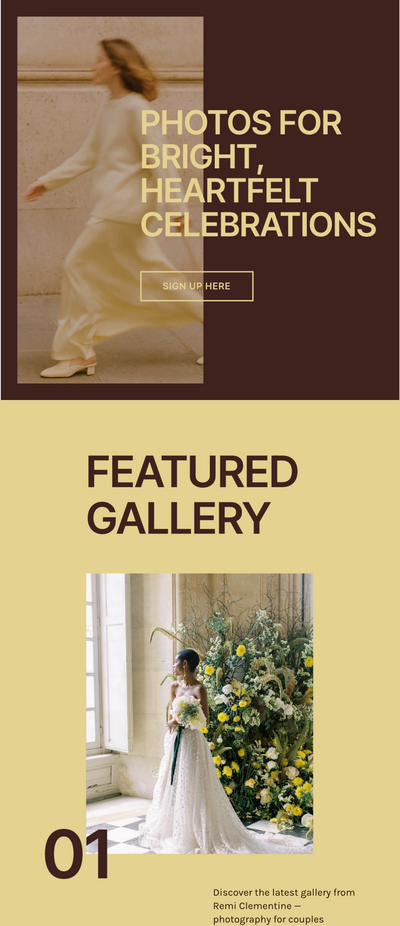 Flodesk Templates, Flodesk Newsletter Templates, Newsletter Templates for Photographers and Creatives - With Grace and Gold - Showit Designer, Showit Templates - 3