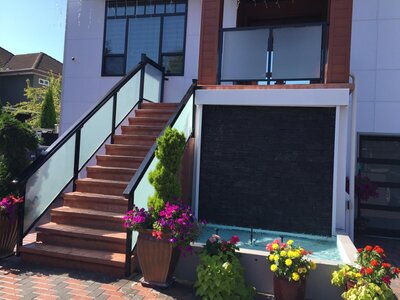 Framed Glass Railing