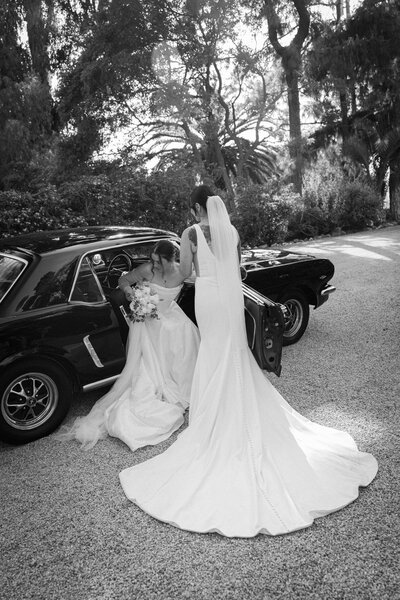 editorial photo of a bride and groom captured by Texas and Southern California film wedding photographer