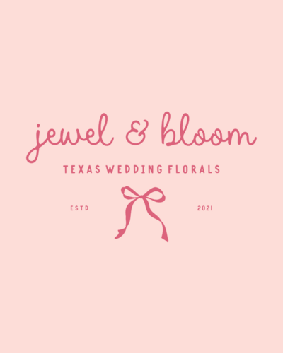 Bright, colorful, retro branding for a wedding florist based in central Texas.
