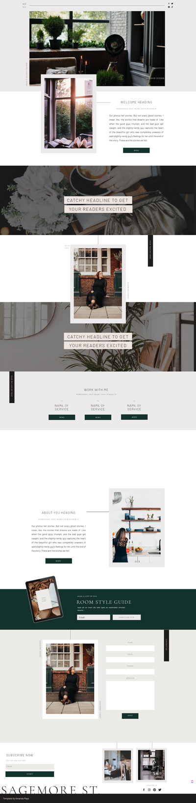 Picture of showit  website template