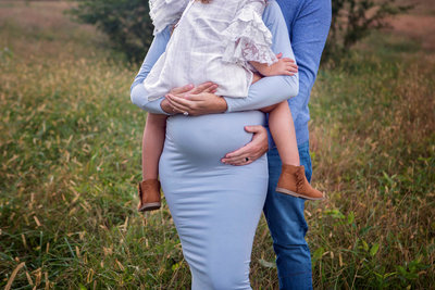 Charlotte Monroe NC Country Baby Bump  Photographer