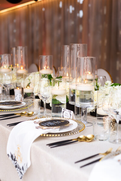 Luxury wedding reception at The Umstead Hotel and Spa, coordinated by a top Raleigh wedding planner.