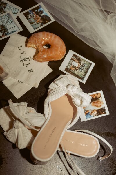 wedding flat lay