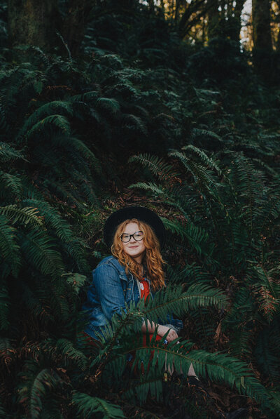 Senior Photos at Point Defiance in Tacoma Washington