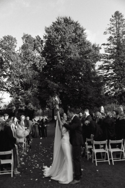 documentary-style photo of couple posing