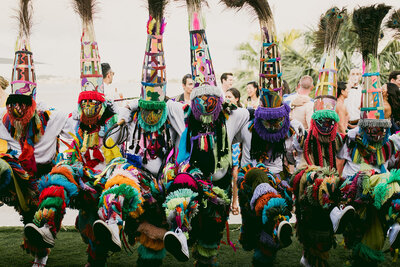Gombey dancers