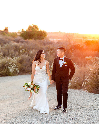 orange county wedding photography at sunset