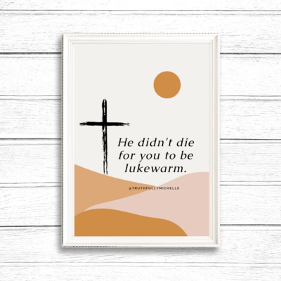 He Didn't Die for You to Be Lukewarm Promo (1)