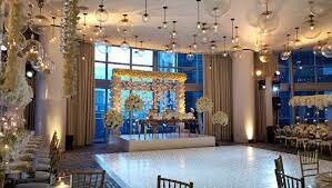 wedding decoration inside a big room