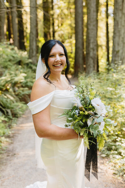 Bohemian wedding party photos