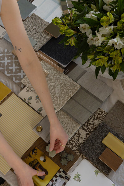 Warm, neutral color palette for traditional home design by Sister Studio Interior Design in Los Angeles