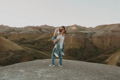Badlands National Park South Dakota Adventure Couples Session C+K-13