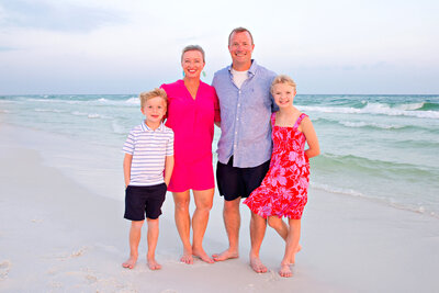Grayton Beach photograph of family
