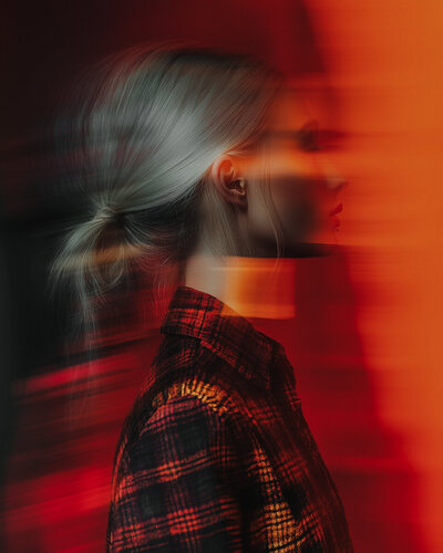 Profile View with Motion Blur