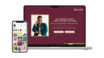 Website and brand design for small business coaching and consulting, helping coaches and consultants establish a professional and impactful online presence.