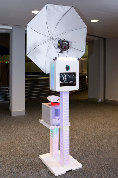 BP Photography's touchscreen automated photo booth.