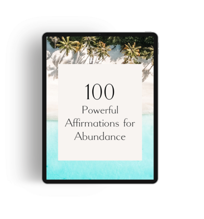Zelda Greens freebie 100 Powerful Affirmations for Abundance