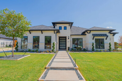 4568 sq ft modern custom home in North Texas