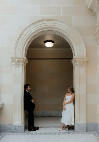 Classy Utah Capitol Engagement Session